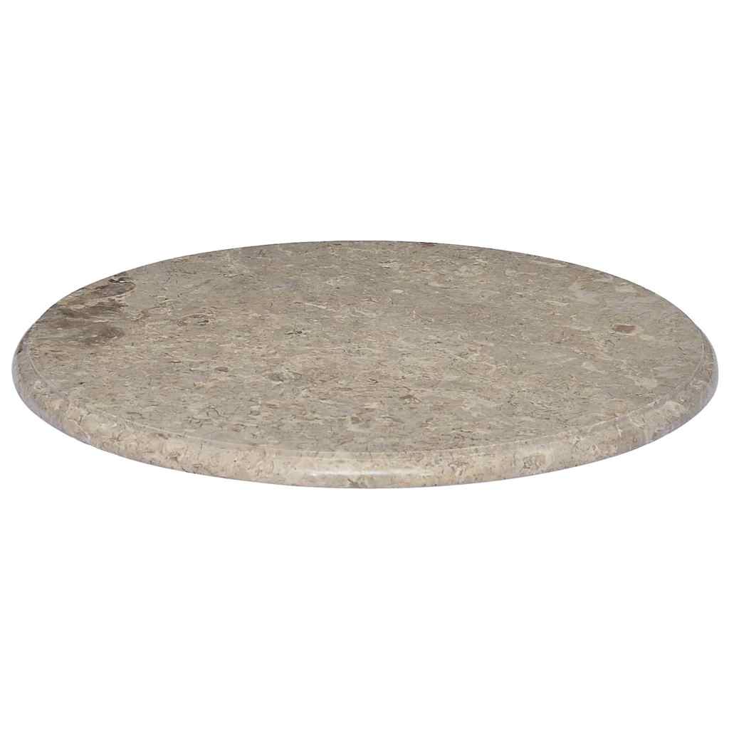 Table Top | Grey | Marble | 60 cm diameter | Table Top | Circular
