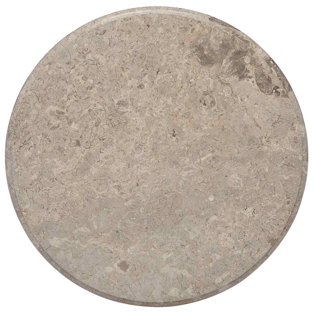Table Top | Grey | Marble | 60 cm diameter | Table Top | Circular
