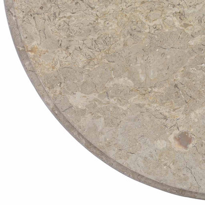 Table Top | Grey | Marble | 60 cm diameter | Table Top | Circular