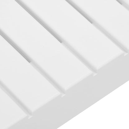 Garden Lounge Table Plastic White