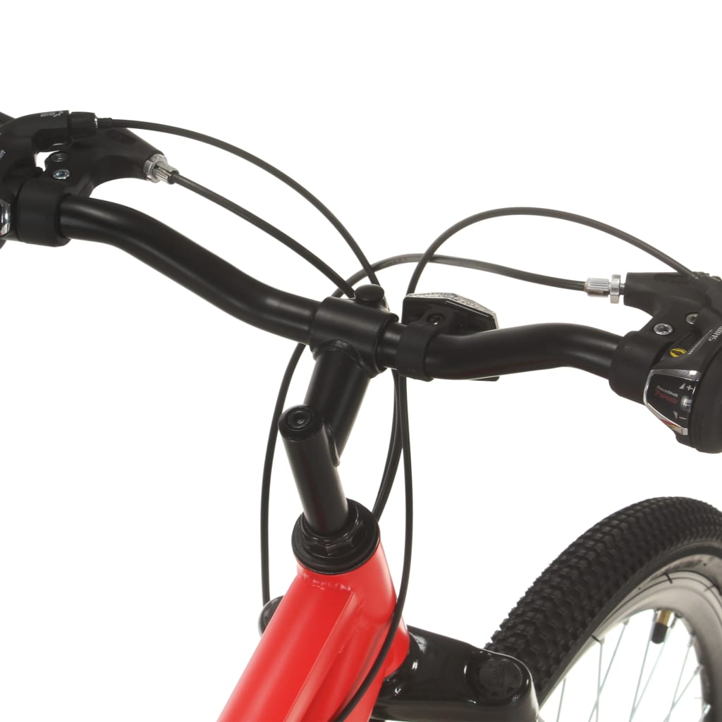 Mountain Bike 21 Speed 27.5 inch Wheel 38 cm Red
