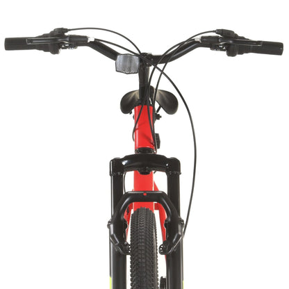 Mountain Bike 21 Speed 27.5 inch Wheel 38 cm Red