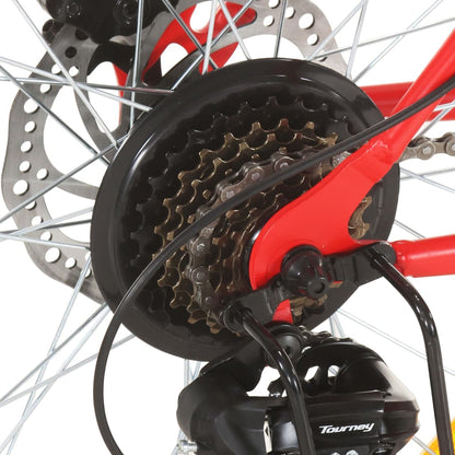 Mountain Bike 21 Speed 27.5 inch Wheel 38 cm Red