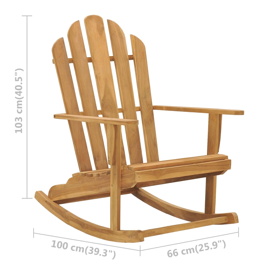 Garden Chair | Natural Teak | Solid Teak Wood | Standard | Durable