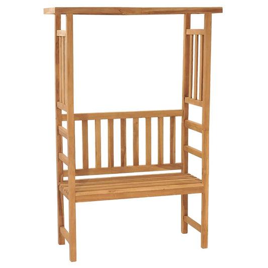 316170 vidaXL Garden Bench with Pergola 115 cm Solid Teak Wood