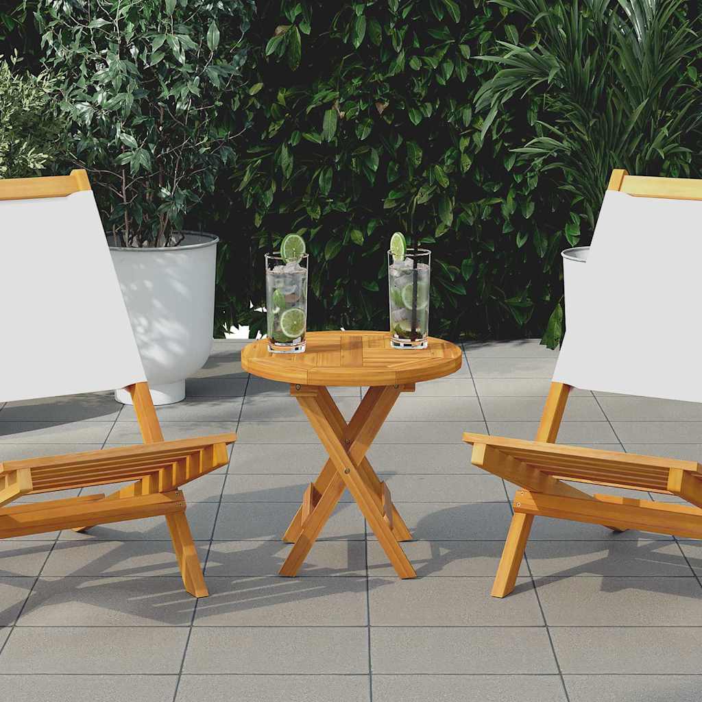 Table Top Solid Teak Wood Round 2.5 cm 40 cm