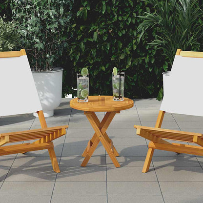 Table Top Solid Teak Wood Round 2.5 cm 40 cm