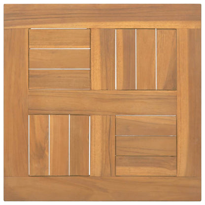 Square Table Top 40x40x2.5 cm Solid Wood Teak