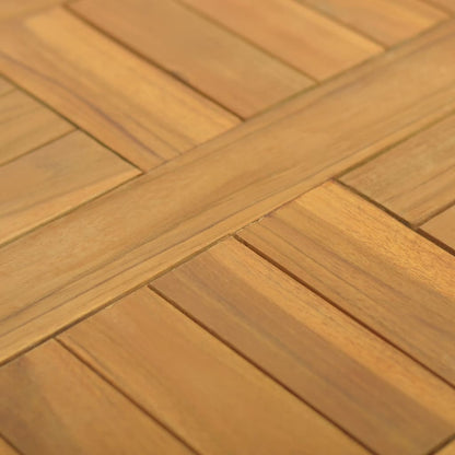 Square Table Top 40x40x2.5 cm Solid Wood Teak