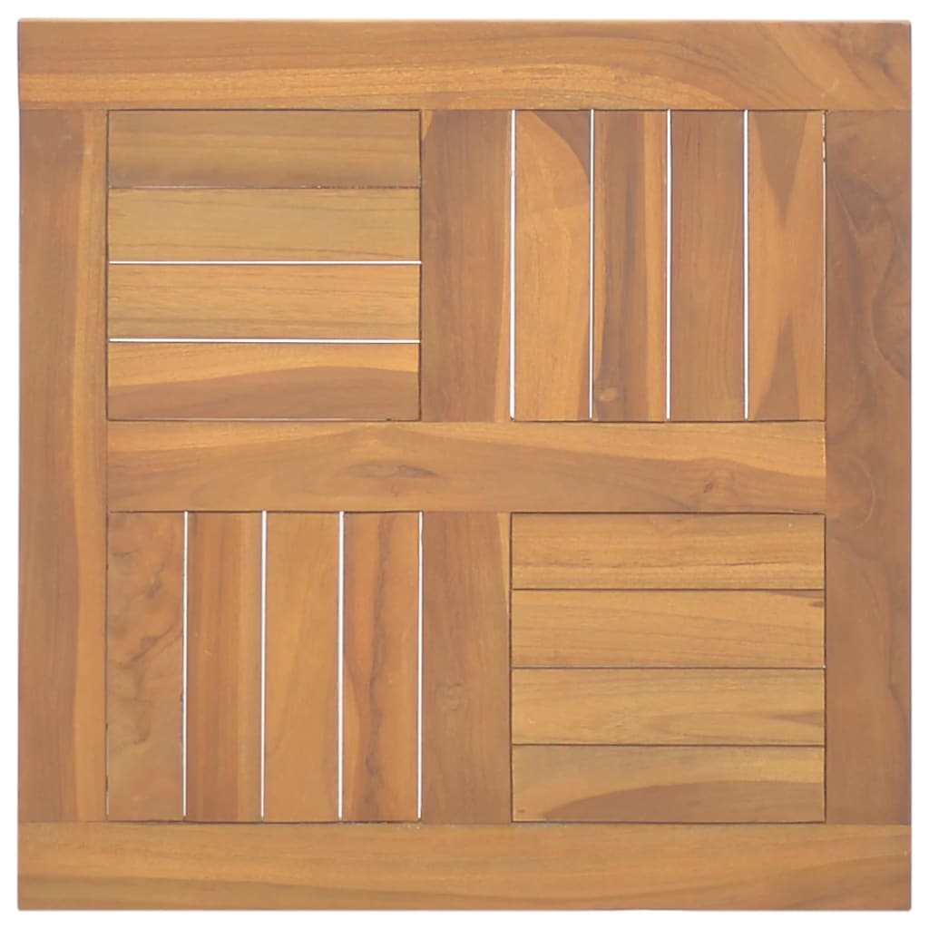 Square Table Top 50x50x2.5 cm Solid Wood Teak