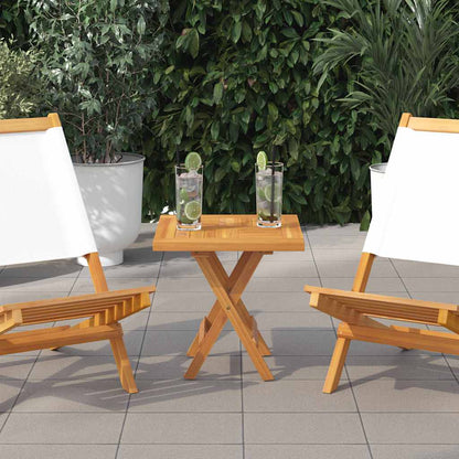 Square Table Top 50x50x2.5 cm Solid Wood Teak
