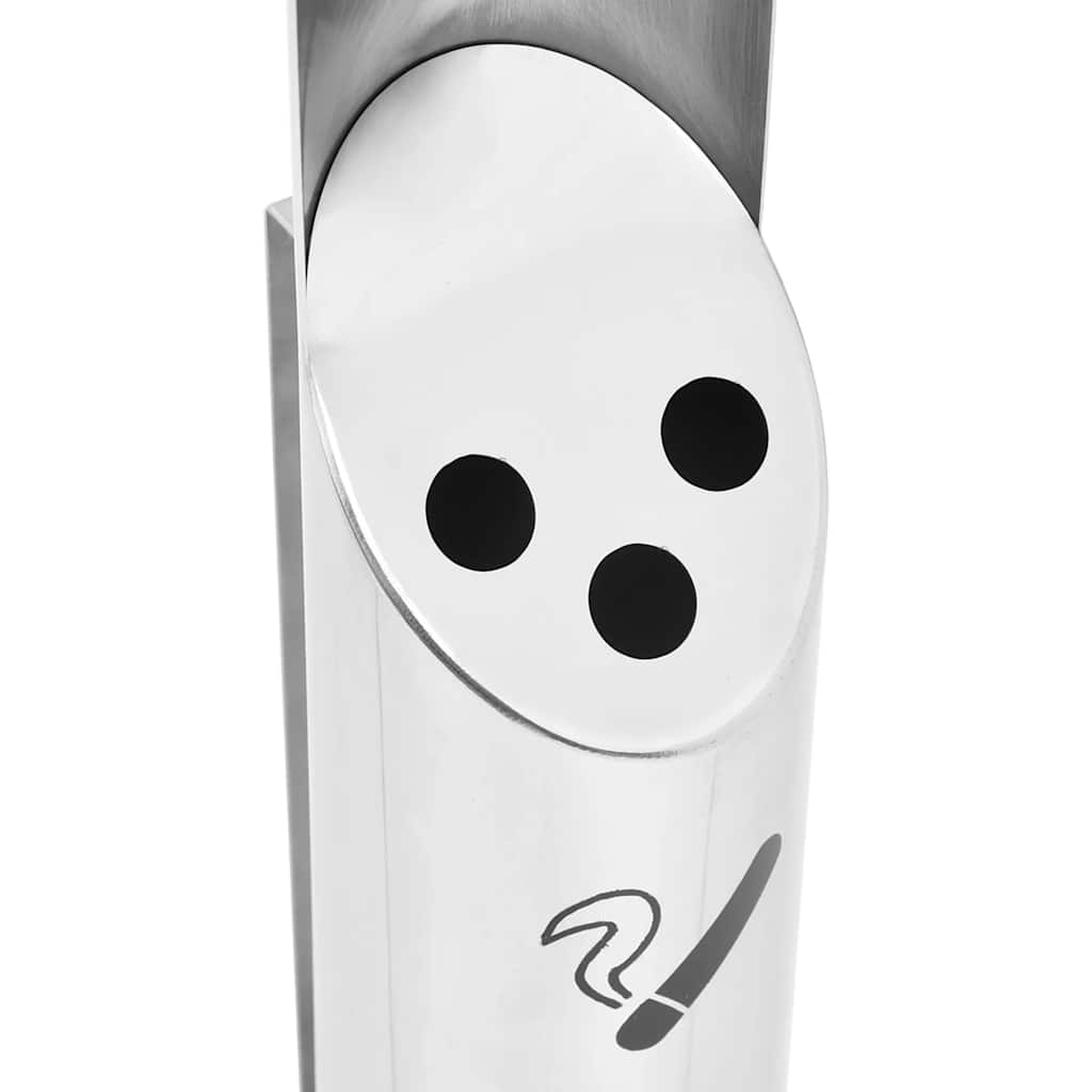 Ashtray | Silver | Stainless Steel | Compact | Wall Mount | Modern