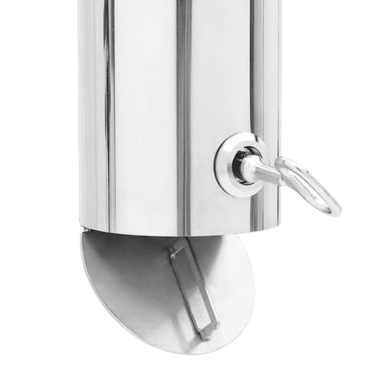 Ashtray | Silver | Stainless Steel | Compact | Wall Mount | Modern
