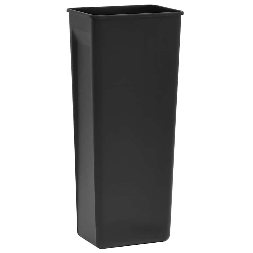 145972 vidaXL Dustbin with Pedal Anti-fingerprint 30L Grey Stainless Steel