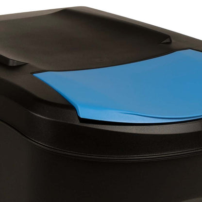 Stackable Dustbins 3 pcs Anthracite 75 L