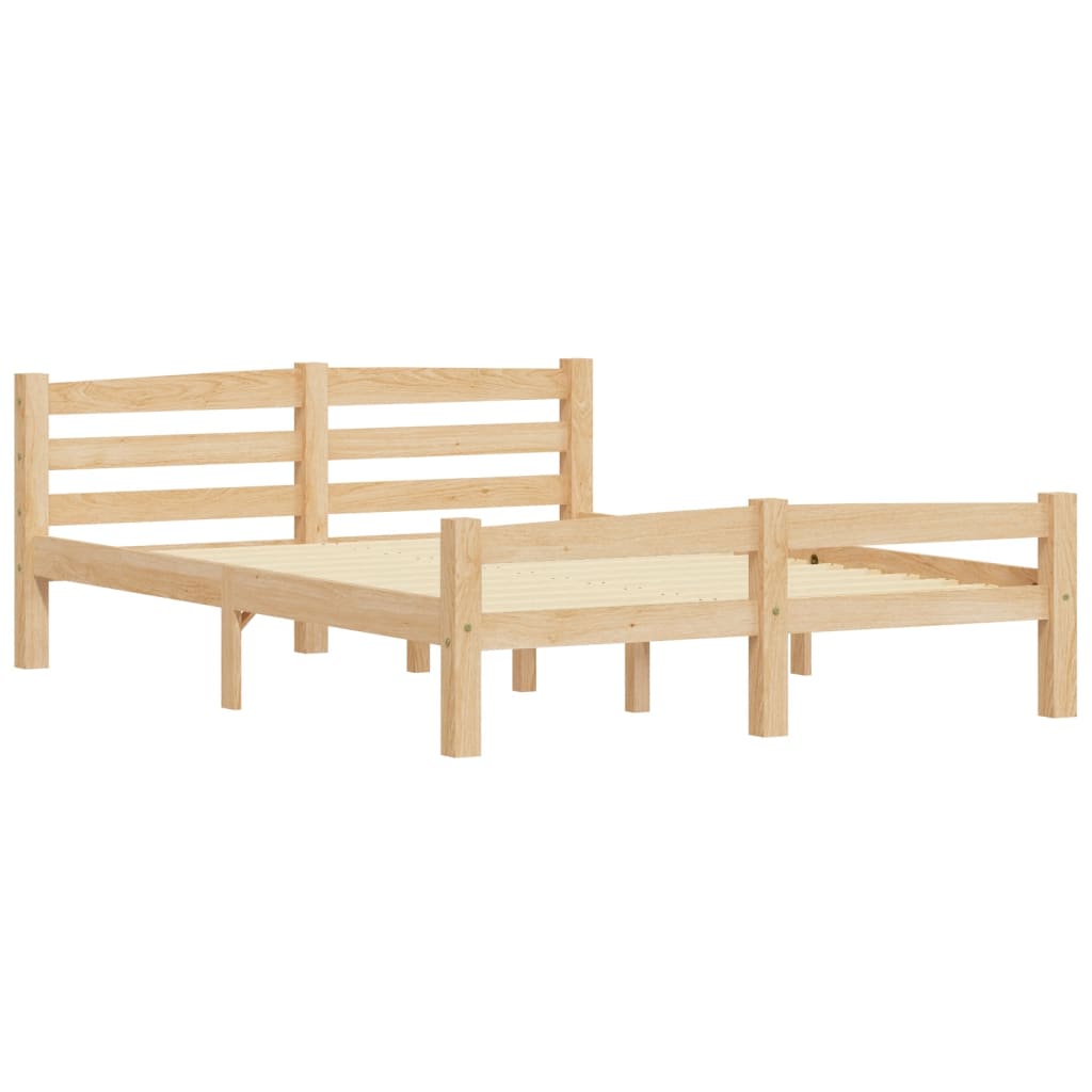 Bed Frame | Natural Wood | Solid pinewood, plywood | 120x200 cm