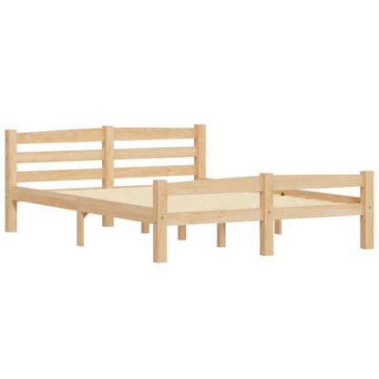 Bed Frame | Natural Wood | Solid pinewood, plywood | 120x200 cm