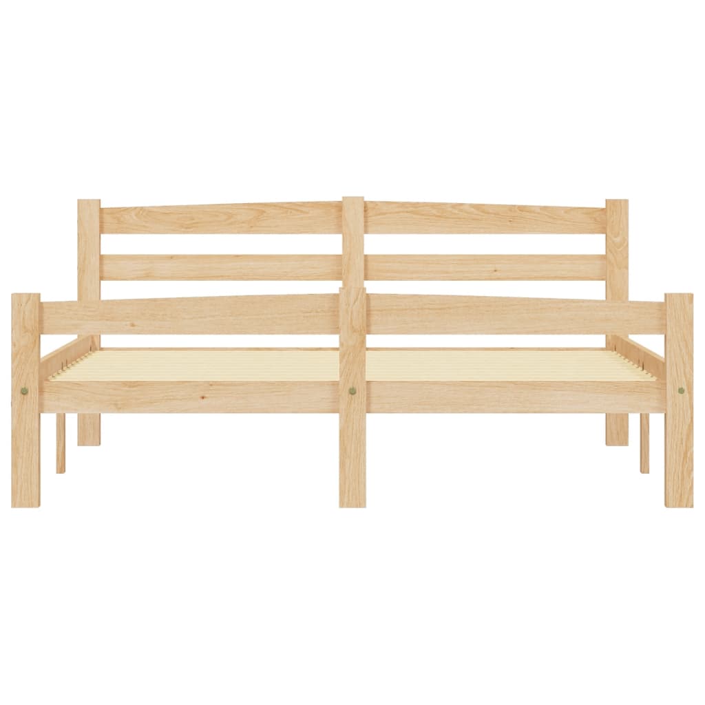 Bed Frame | Natural Wood | Solid pinewood, plywood | 120x200 cm