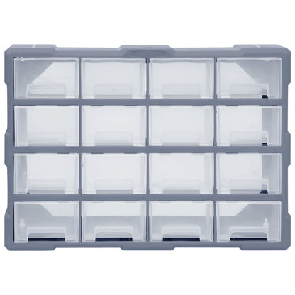 Multi-drawer Organiser with 16 Middle Drawers 52x16x37 cm