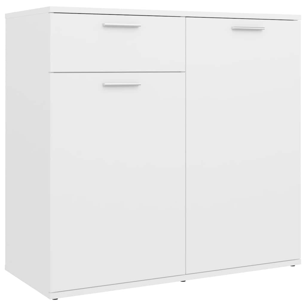 805770 vidaXL Sideboard White 80x36x75 cm Engineered Wood
