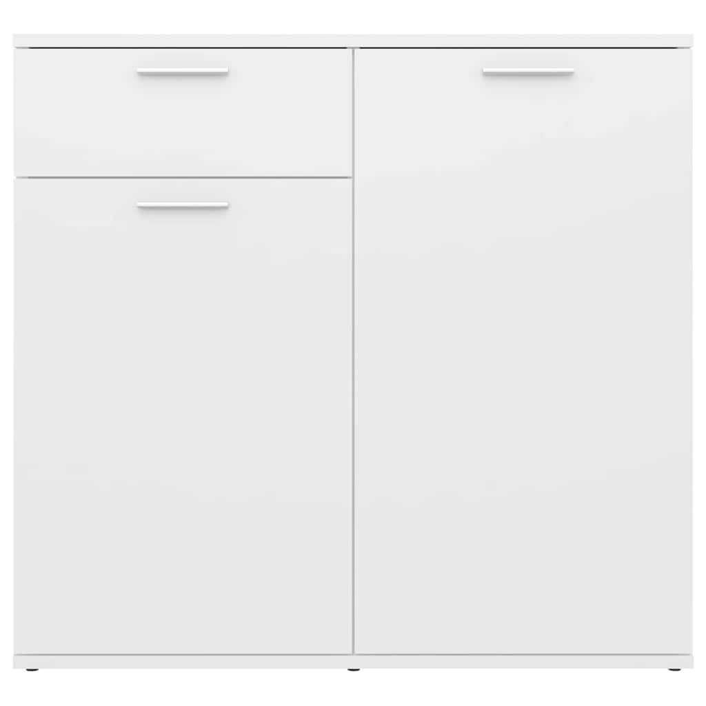 805770 vidaXL Sideboard White 80x36x75 cm Engineered Wood