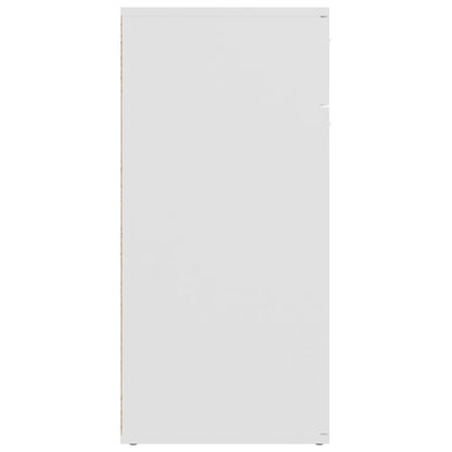 Sideboard White 80x36x75 cm Engineered Wood