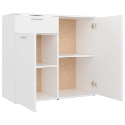 805770 vidaXL Sideboard White 80x36x75 cm Engineered Wood