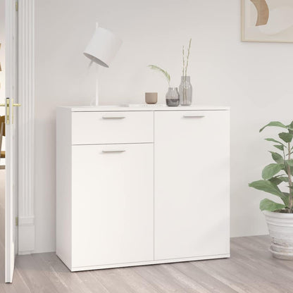 805770 vidaXL Sideboard White 80x36x75 cm Engineered Wood