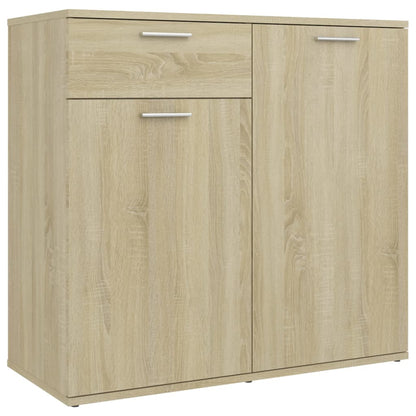 805773 vidaXL Sideboard Sonoma Oak 80x36x75 cm Engineered Wood