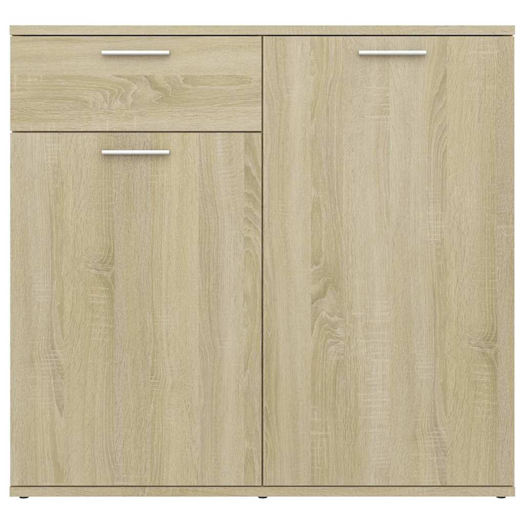 805773 vidaXL Sideboard Sonoma Oak 80x36x75 cm Engineered Wood