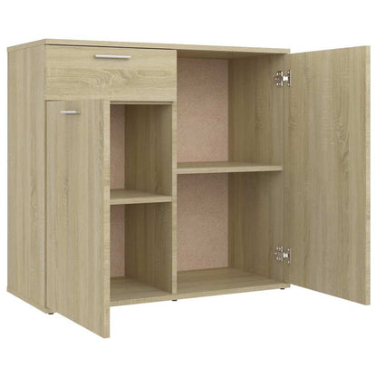 805773 vidaXL Sideboard Sonoma Oak 80x36x75 cm Engineered Wood