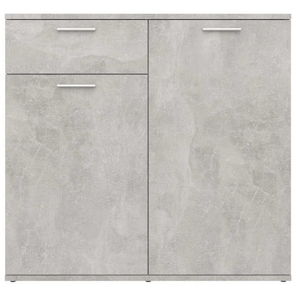 805774 vidaXL Sideboard Concrete Grey 80x36x75 cm Engineered Wood