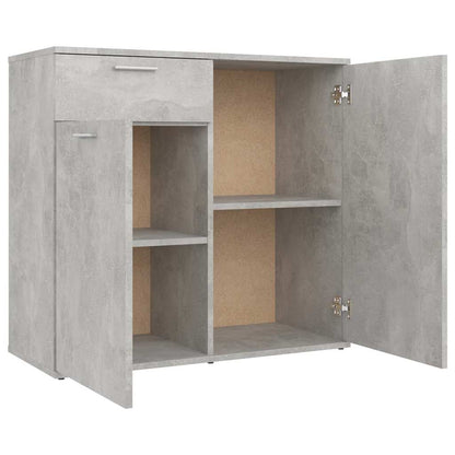 805774 vidaXL Sideboard Concrete Grey 80x36x75 cm Engineered Wood