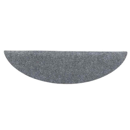 Self-adhesive Stair Mats 10 pcs Light Grey 56x17x cm Needle Punch