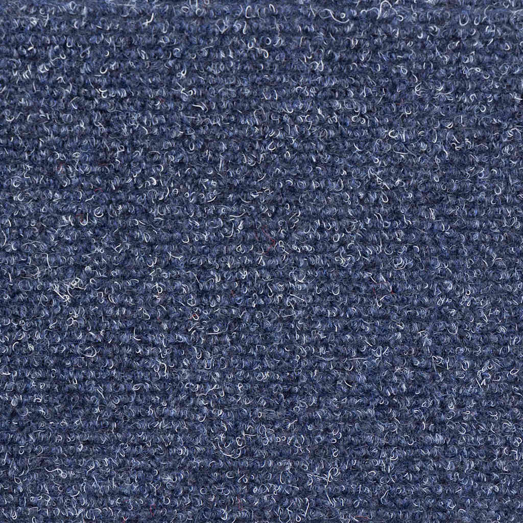 Stair Mats Self-adhesive 10 pcs 56x17x3 cm Blue Half Round