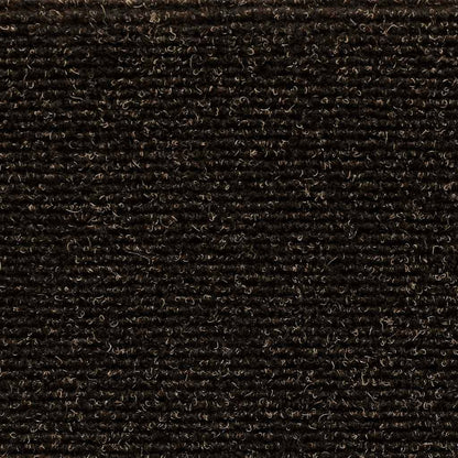 Stair Mats Self-adhesive 5 pcs 56x17x3 cm Dark Brown Half Round