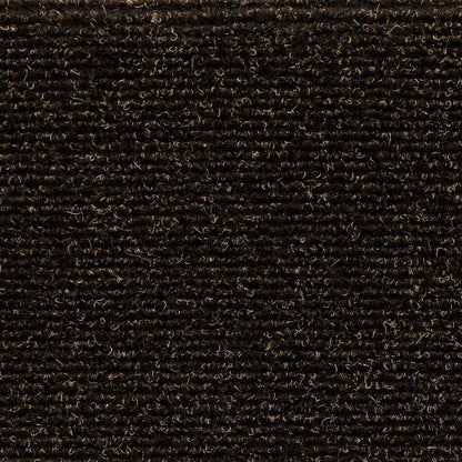 Stair Mats Self-adhesive 10 pcs 56x17x3 cm Dark Brown Half Round