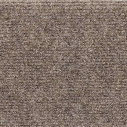Stair Mats Self-adhesive 10 pcs 56x17x3 cm Beige Half Round