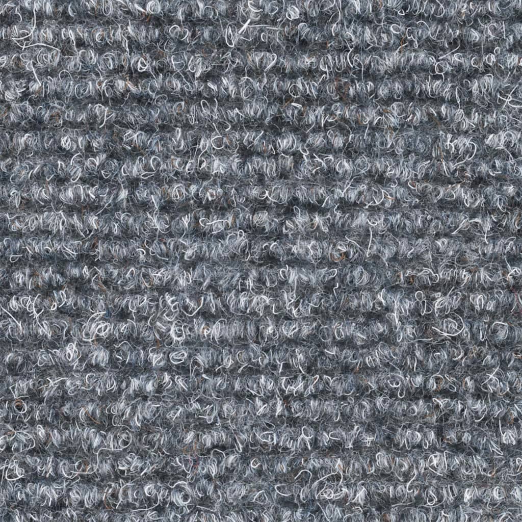 Stair Mats Self-adhesive 5 pcs 65x21x4 cm Light Grey Half Round Large