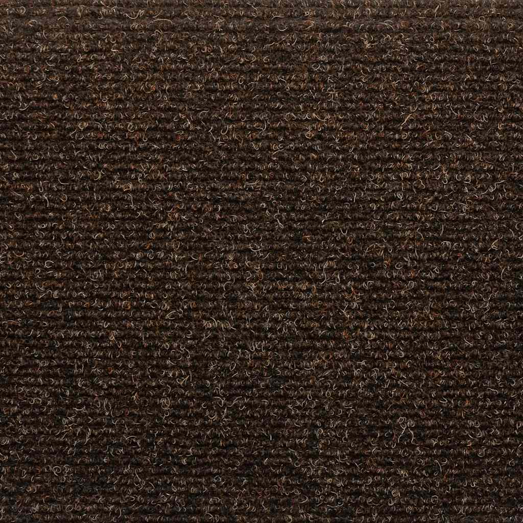 Stair Mats Self-adhesive 5 pcs 65x21x4 cm Brown Half Round Large