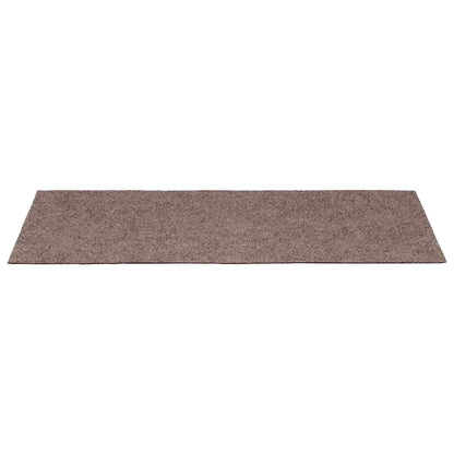 Stair Mats Self-adhesive 10 pcs 65x21x4 cm Light Brown Rectangular Edge