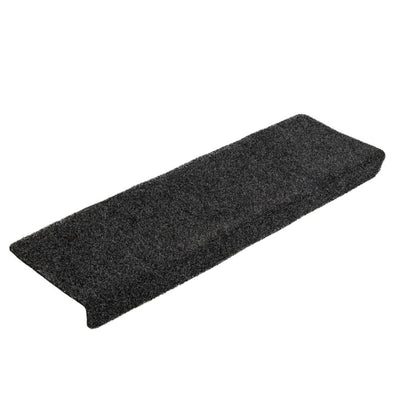 Stair Mats Self-adhesive 5 pcs 65x21x4 cm Dark Grey Rectangular Edge