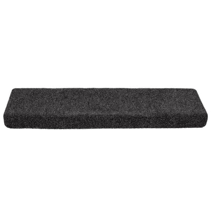 Stair Mats Self-adhesive 5 pcs 65x21x4 cm Dark Grey Rectangular Edge