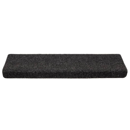 Stair Mats Self-adhesive 5 pcs 65x21x4 cm Black Rectangular Edge