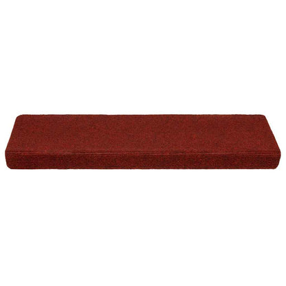 Stair Mats Self-adhesive 5 pcs 65x21x4 cm Bordeaux Red Rectangular Edge