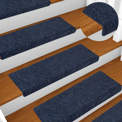 Stair Mats Self-adhesive 10 pcs 65x21x4 cm Anthracite Rectangular Edge