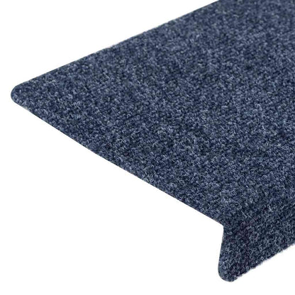 Stair Mats Self-adhesive 10 pcs 65x21x4 cm Anthracite Rectangular Edge
