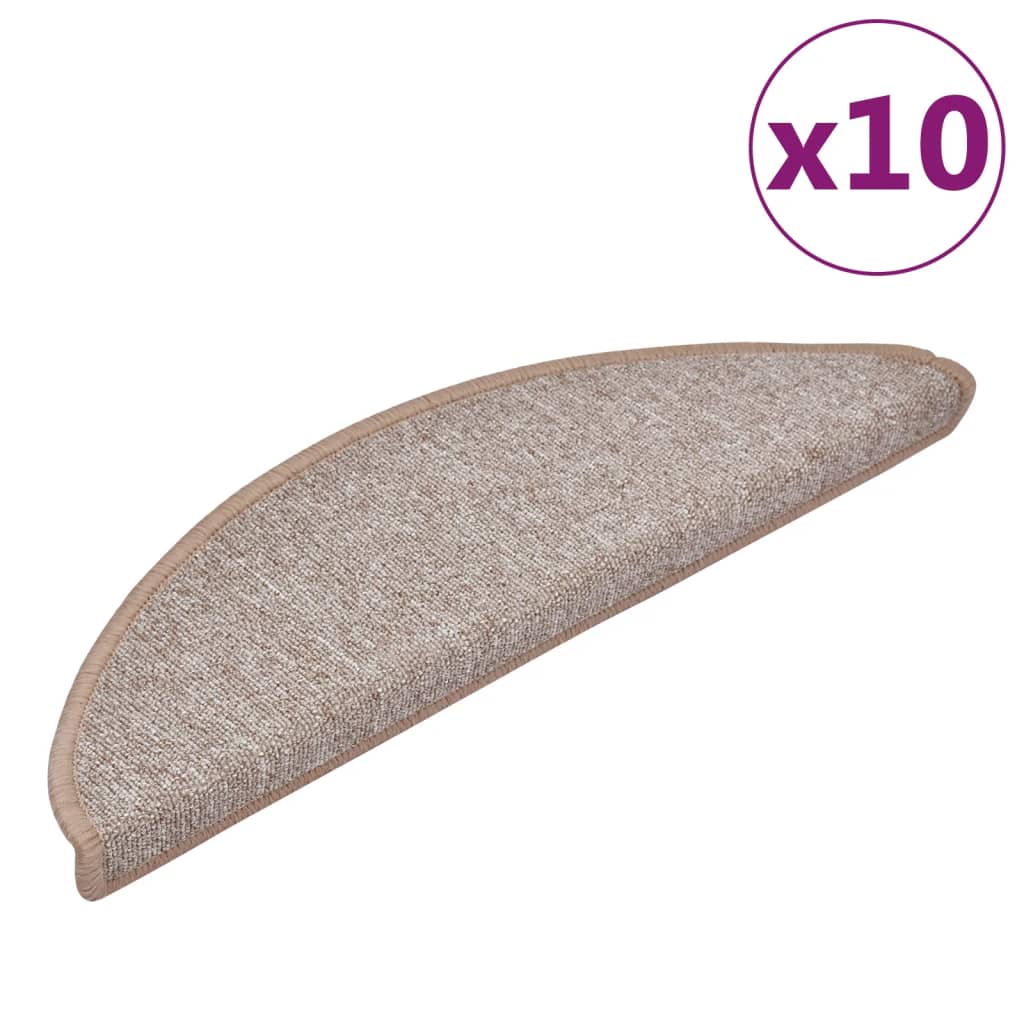 | Stair mats | Other 10 pcs Light Brown 56 x 17 x 3 cm