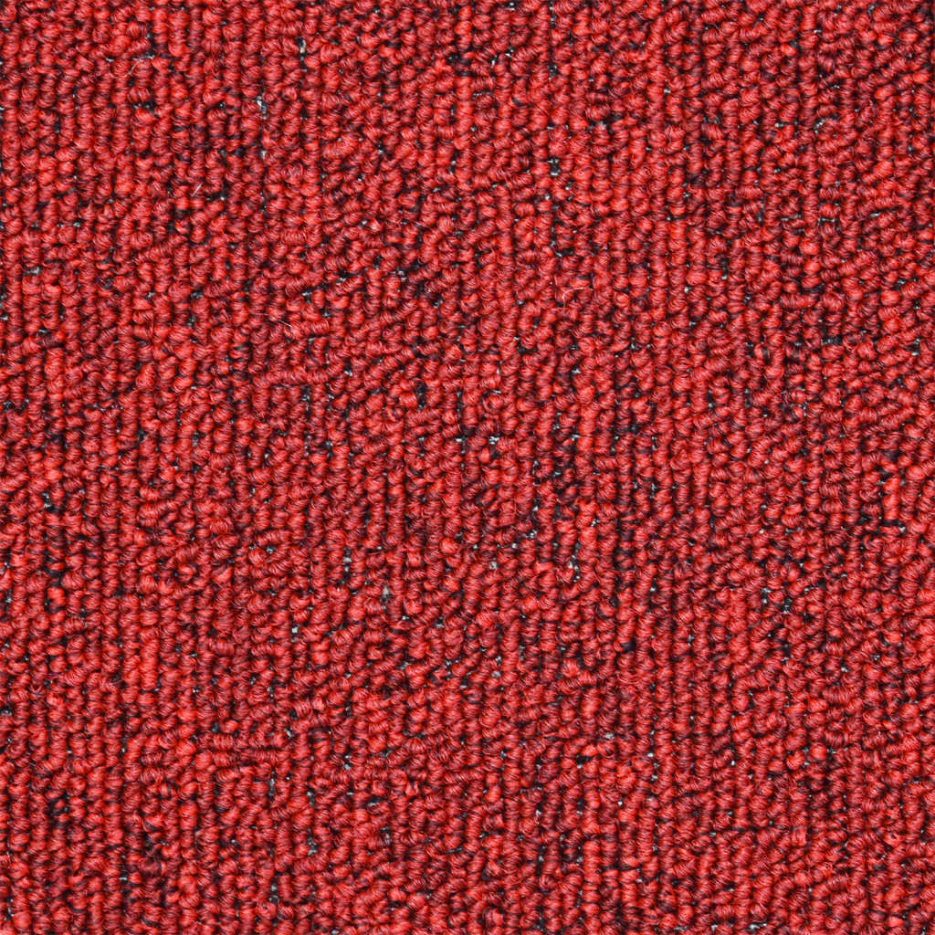 Stair Mats 10 pcs 56x17x3 cm Red Half Round