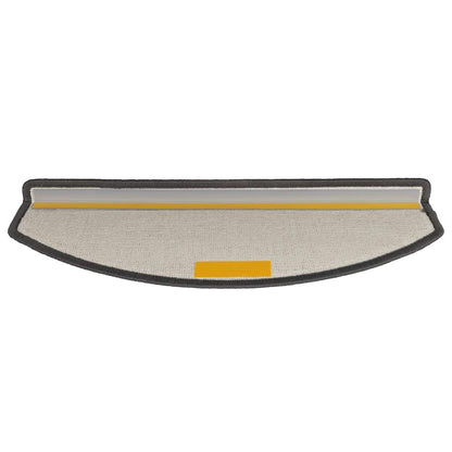 Stair Mats 10 pcs 65x24x4 cm Dark Grey Half Round Large